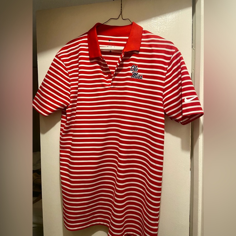 Ole miss Nike dri fit polo. Worn once.